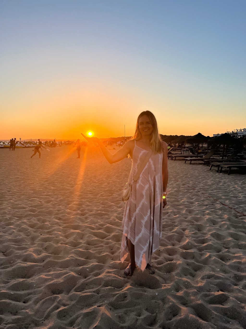 Katie Prickett sunset in Portugal