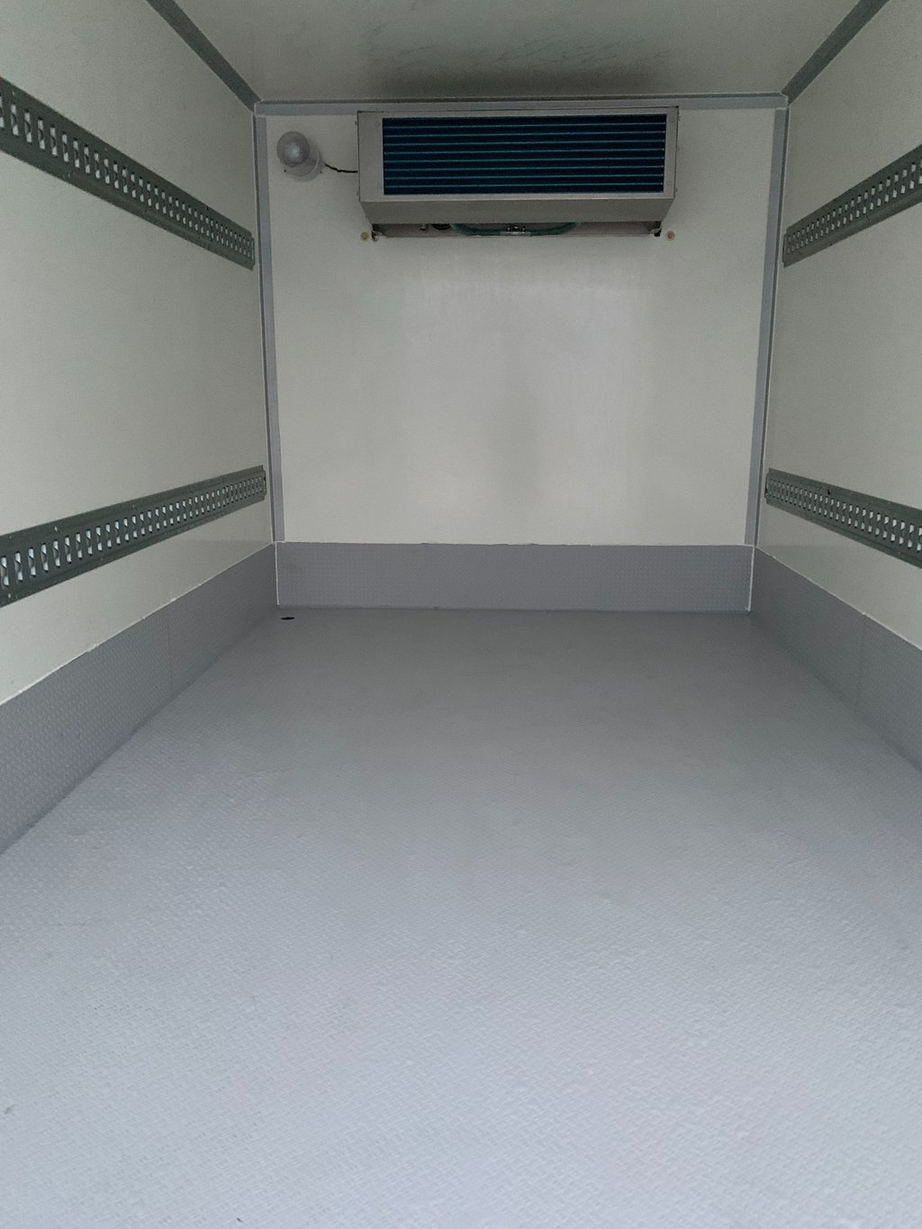 picture of the inside of the mobile refrigerated trailer