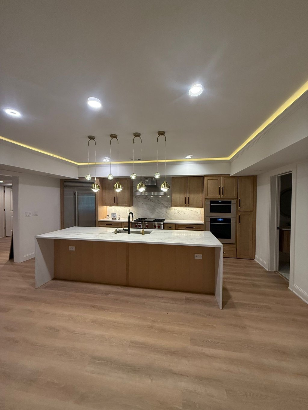 Custom basement project in Georgia