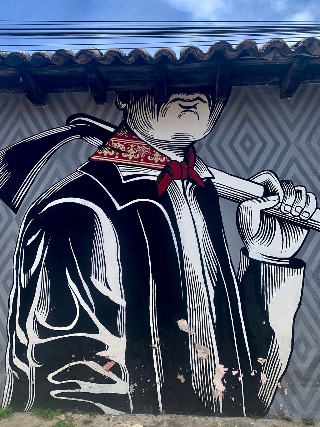 Street art related to Zapatista movement in San Cristobal