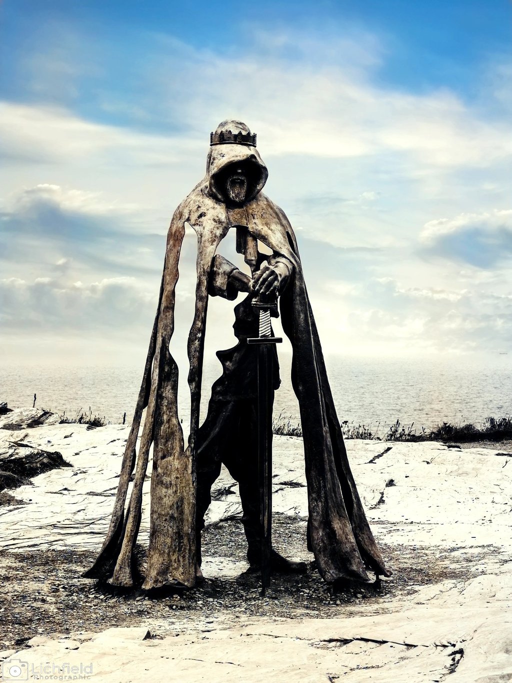 The Statue of Gallas at Tintagel