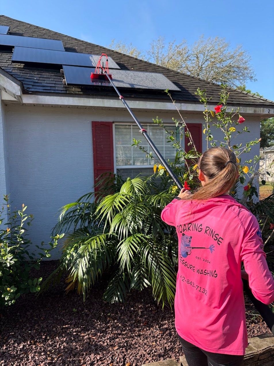 solar panel cleaning company