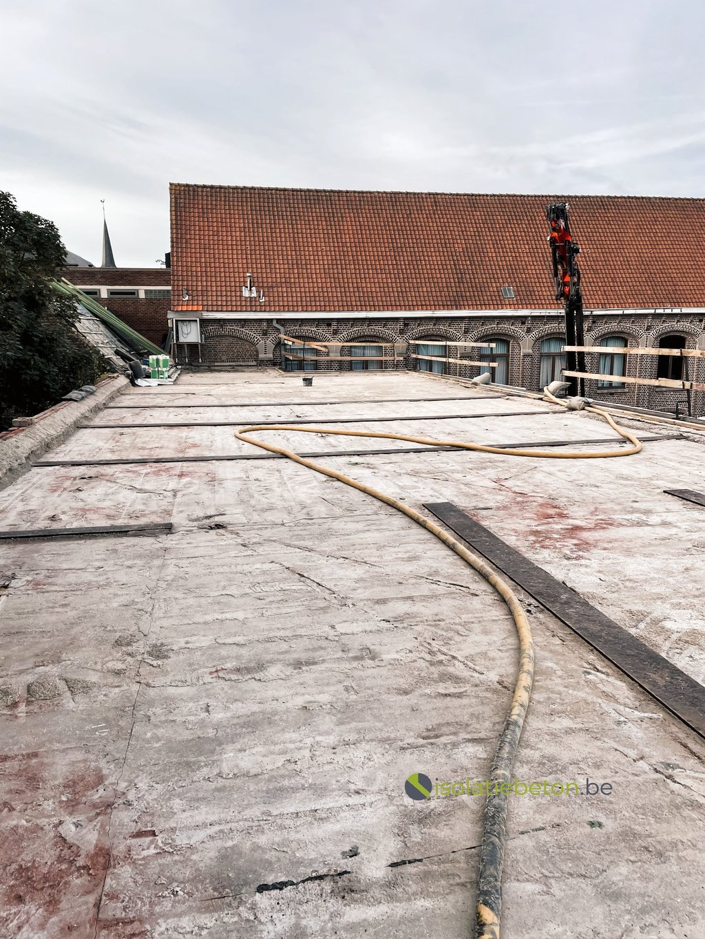 Hellingsbeton, schuimbeton renovatie