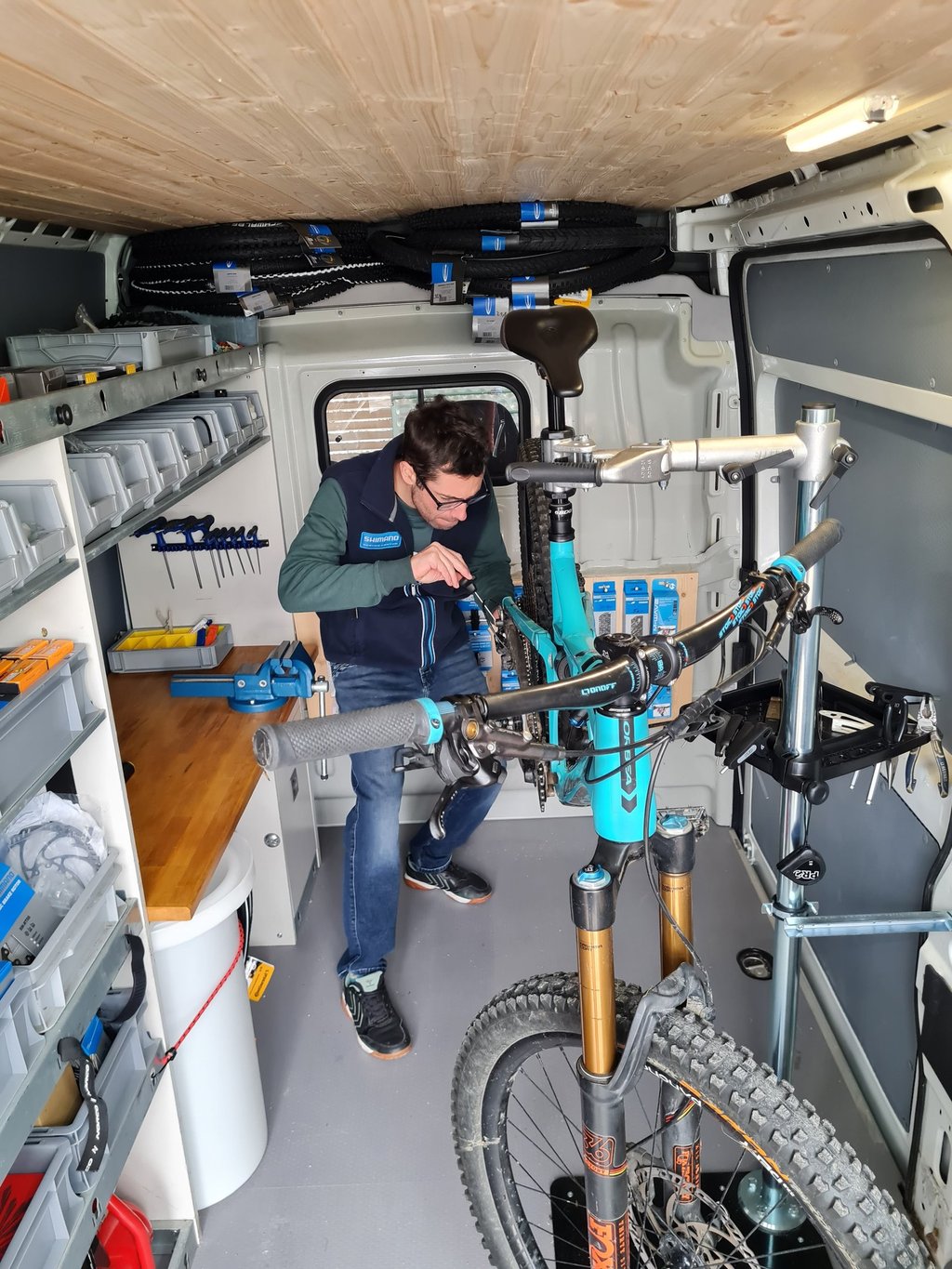 dr nussschrauber mobile fahrrad werkstatt