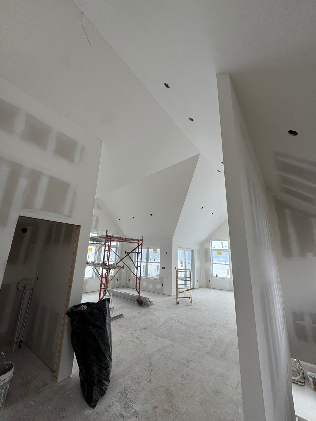 mud and tape for custom home