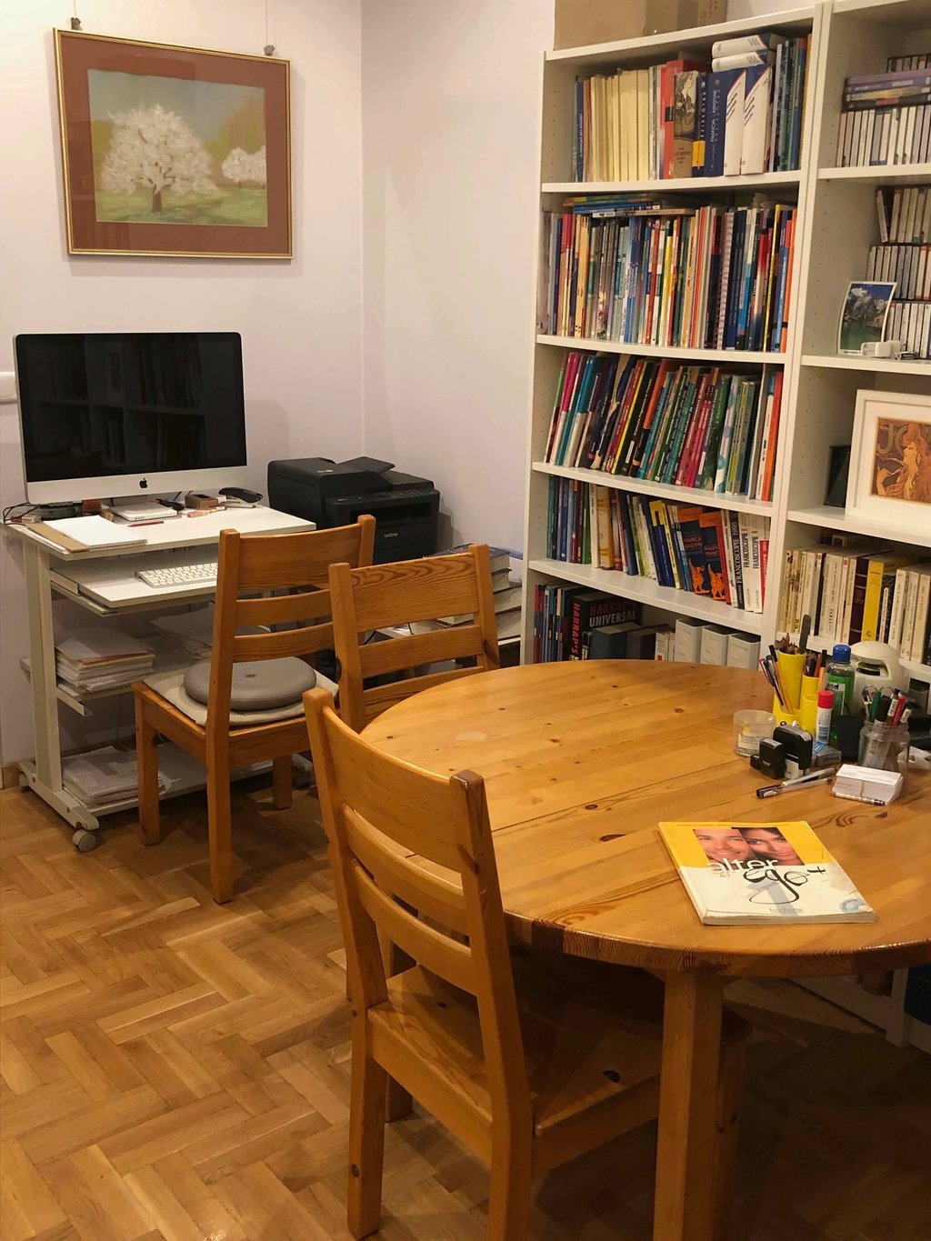 Íróasztal franciaórákhoz