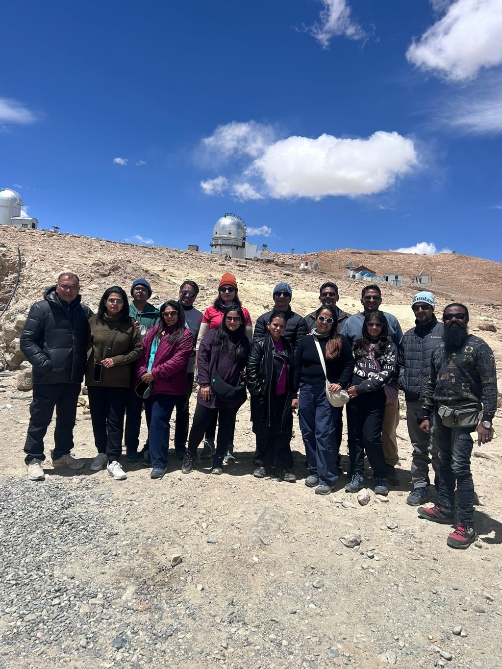 We all @ the Indian Astronomical Observatory (IAO) in Hanle, Ladakh