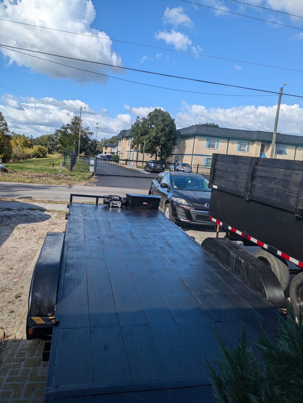 Flatbed Trailer Rental and junk removal