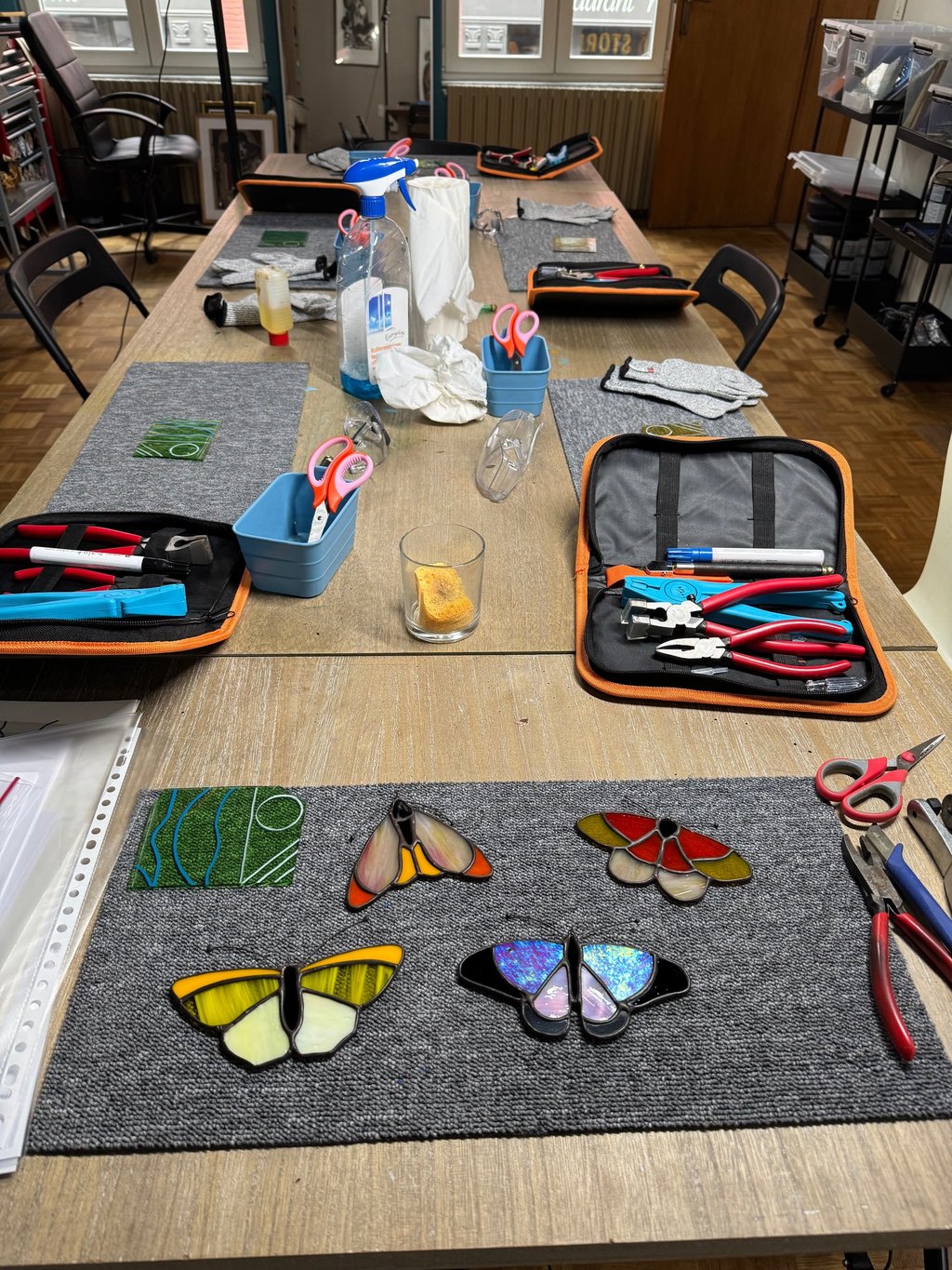 Atelier initiation vitrail Tiffany sur Mons, Hainaut