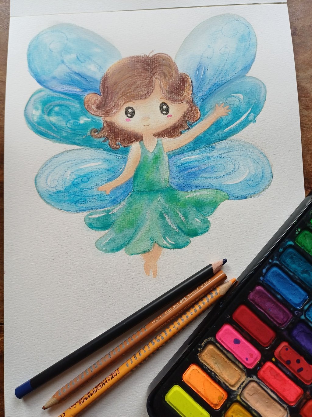 Illustration einer Fee - Janina Jaeckel