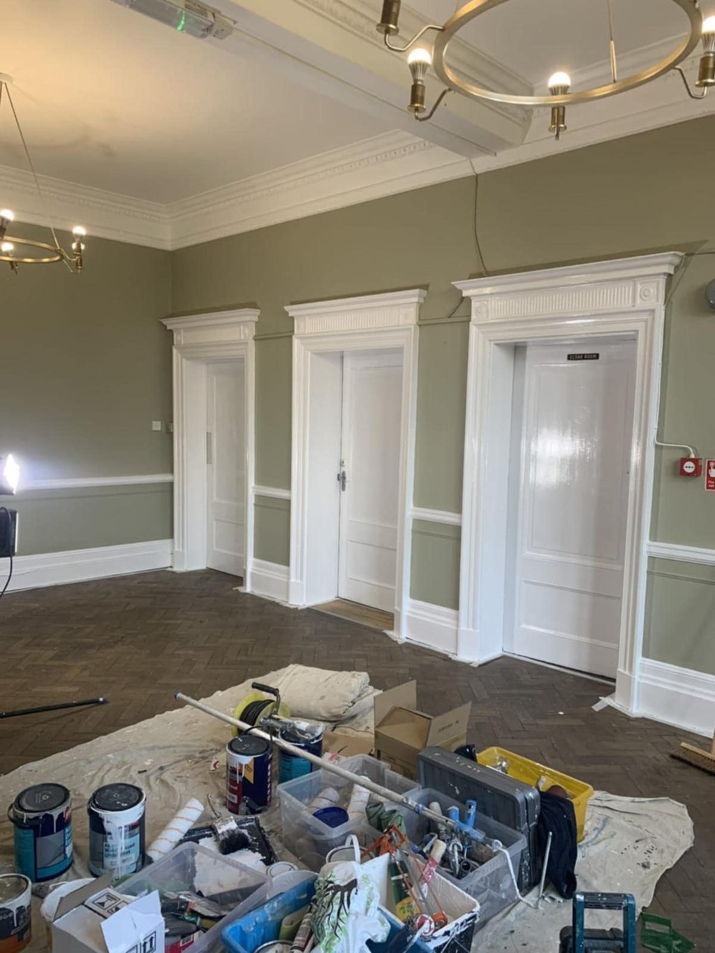 Interior painting and decorating project completed by PBP Services