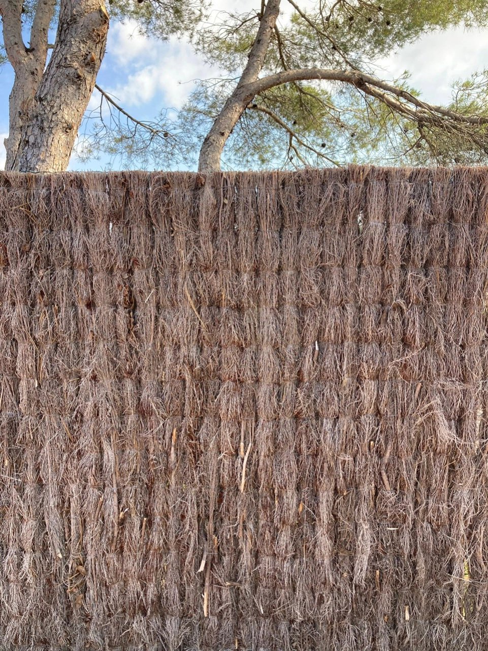 Brande de bruyère épaisse en rouleaux