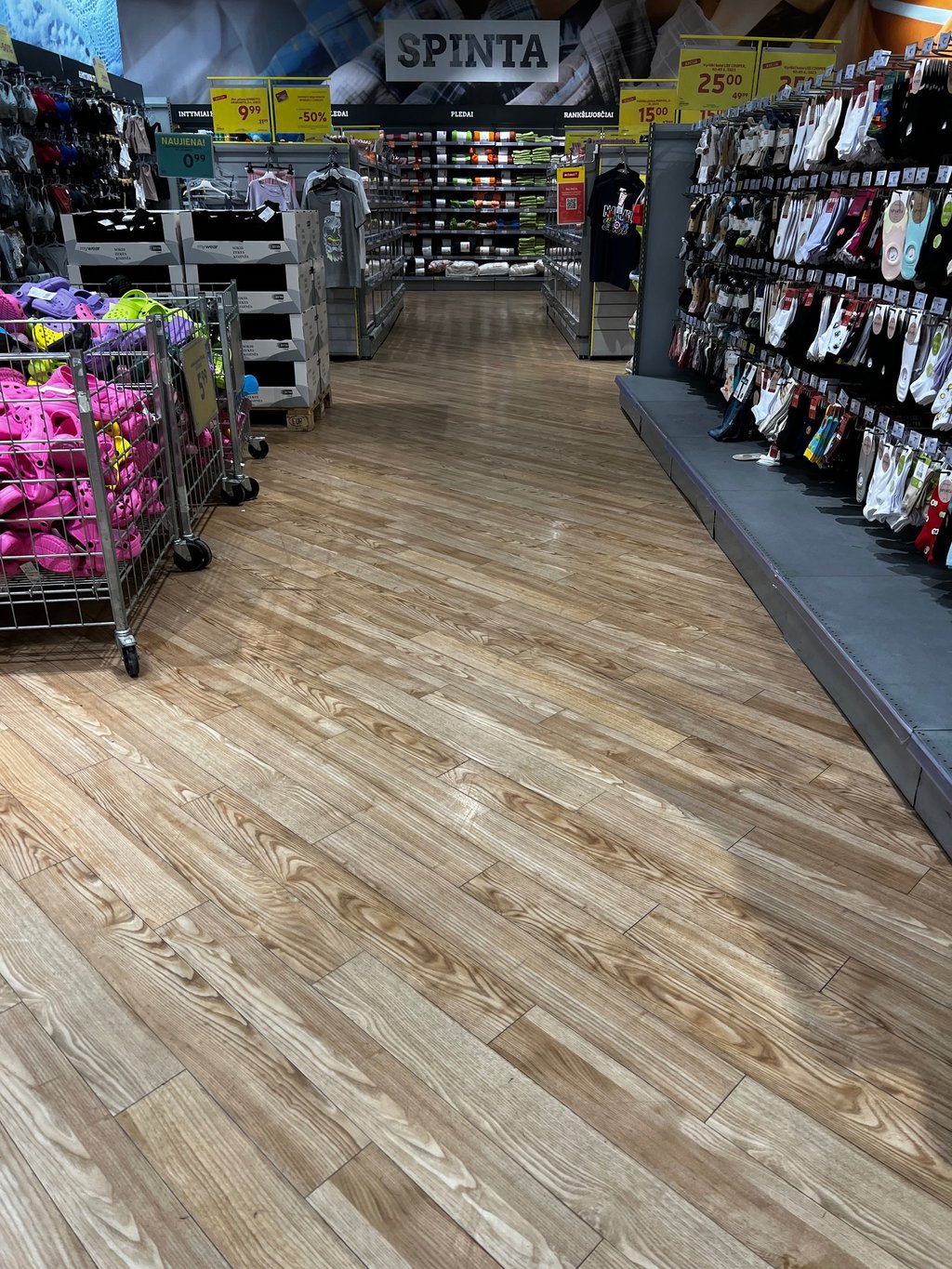 medžio imitacijos vinilinės grindys