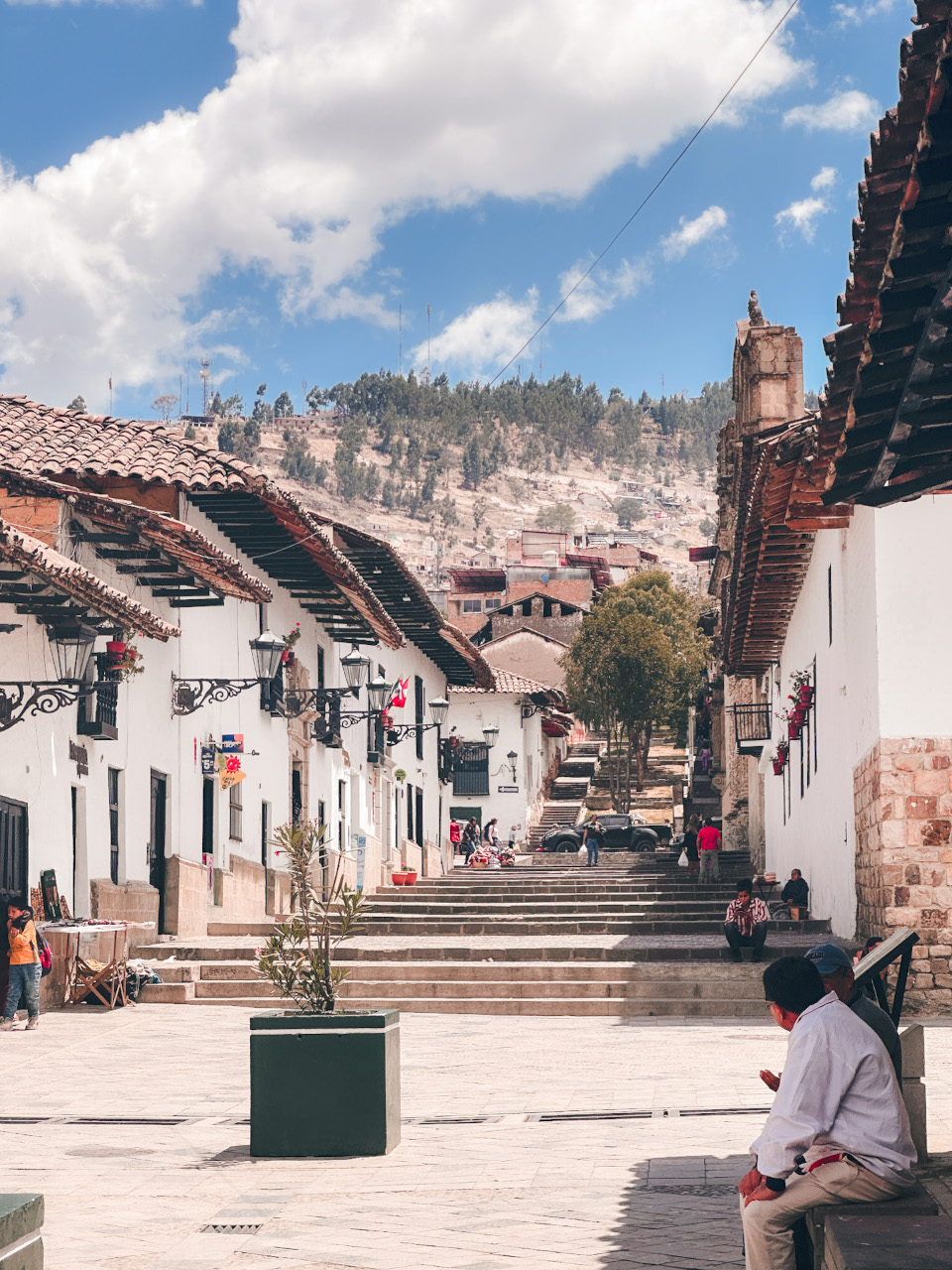 Mountain city Cajamarca, Peru, South America 