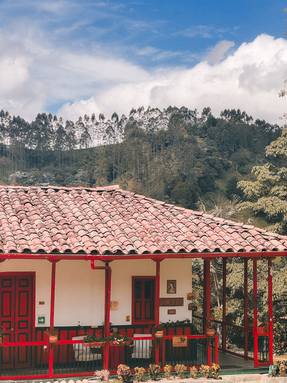 Finca (Coffee Farm) Outside of UNESCO town Salento in Colombia