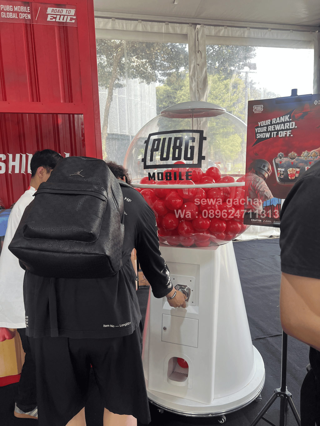 rental mesin gachapon event