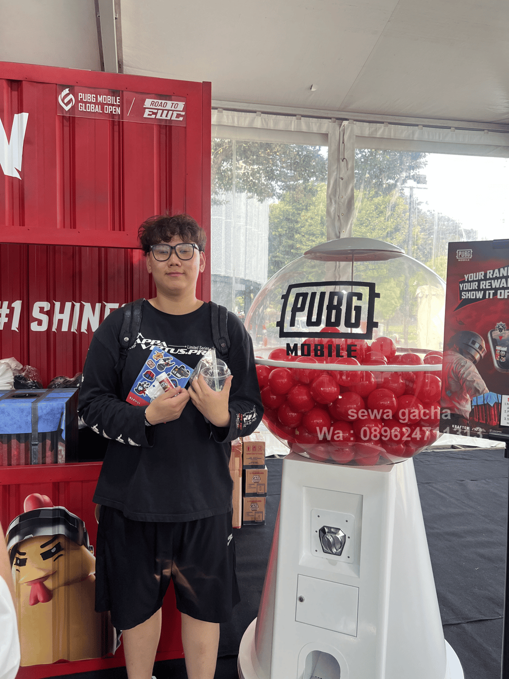 sewa mesin gachapon event