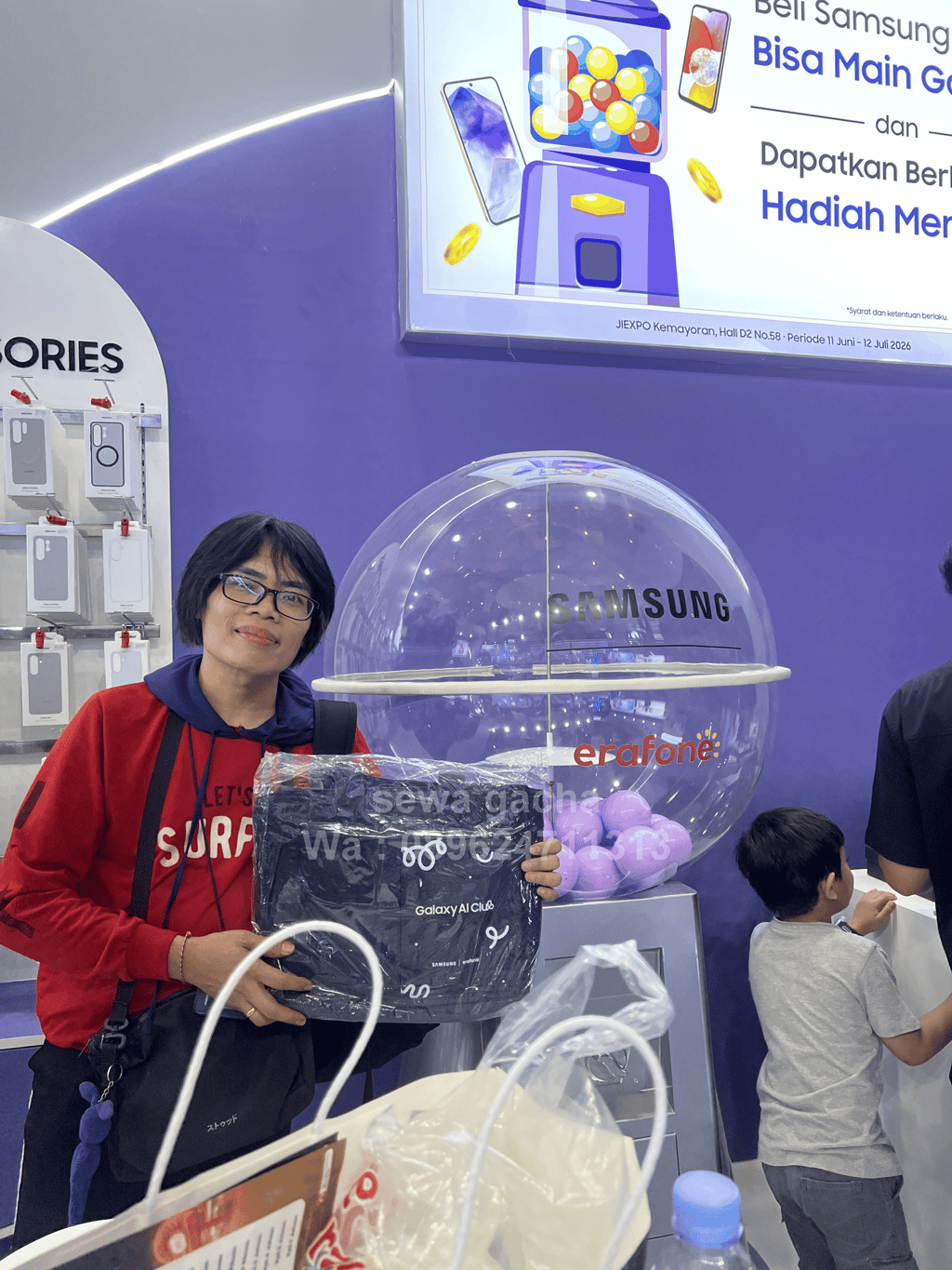 rental sewa mesin gachapon jumbo jakarta