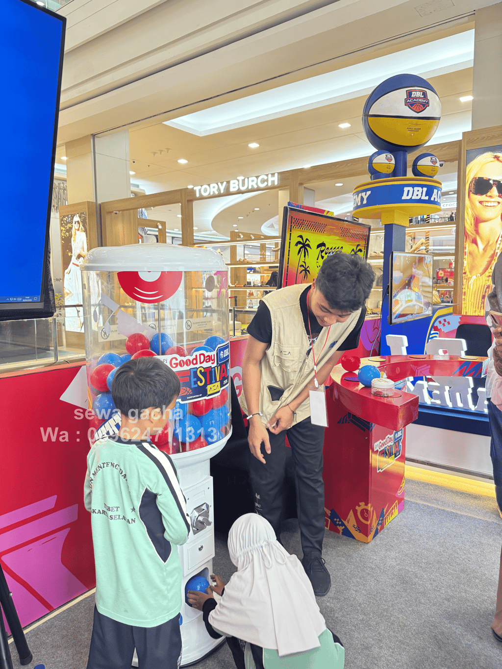 sewa rental gachapon custom event