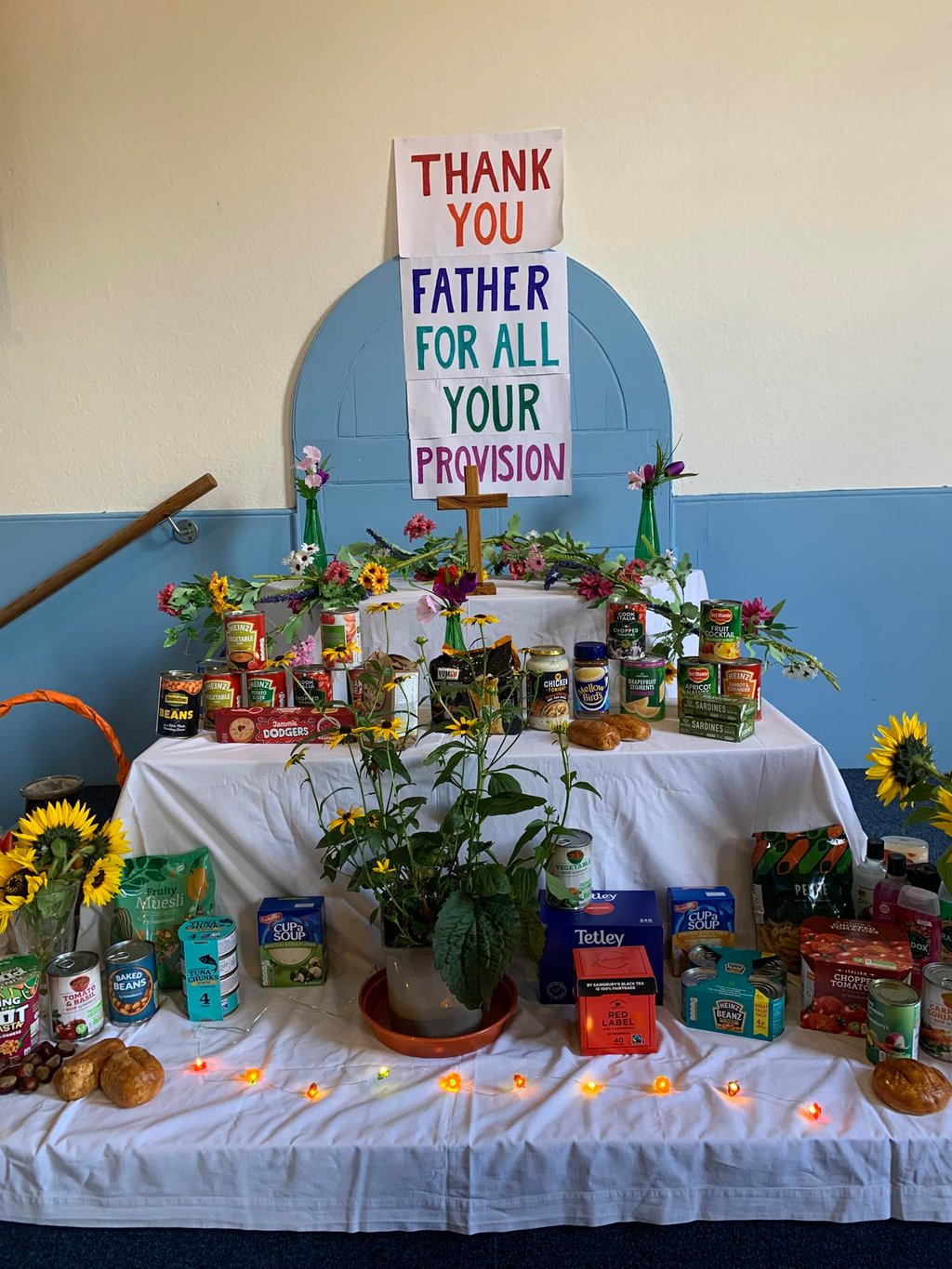 Harvest festival display