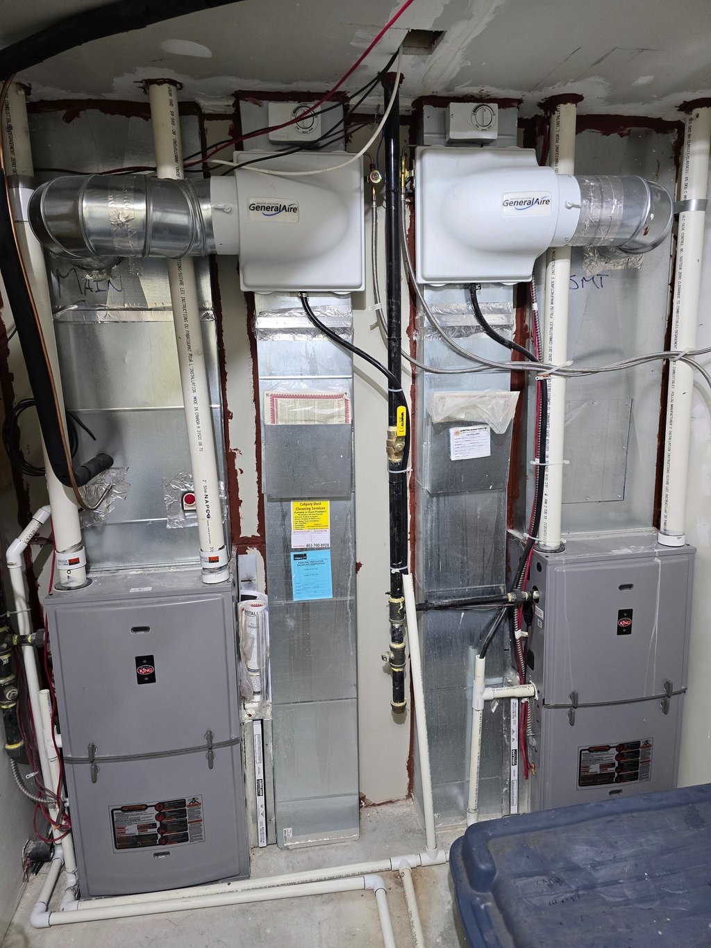 Mechanical services including plumbing, electrical, heating, ventilation, and air conditioning-HVAC