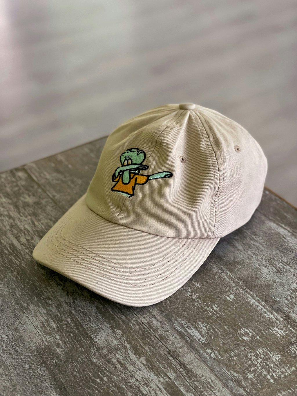 Customized cap with a cartoon character