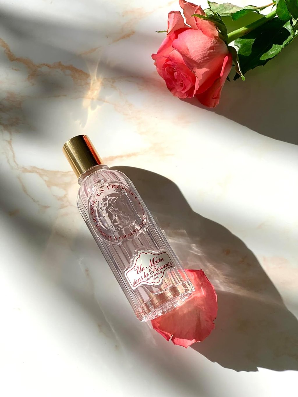 flacon avec rose 🌹