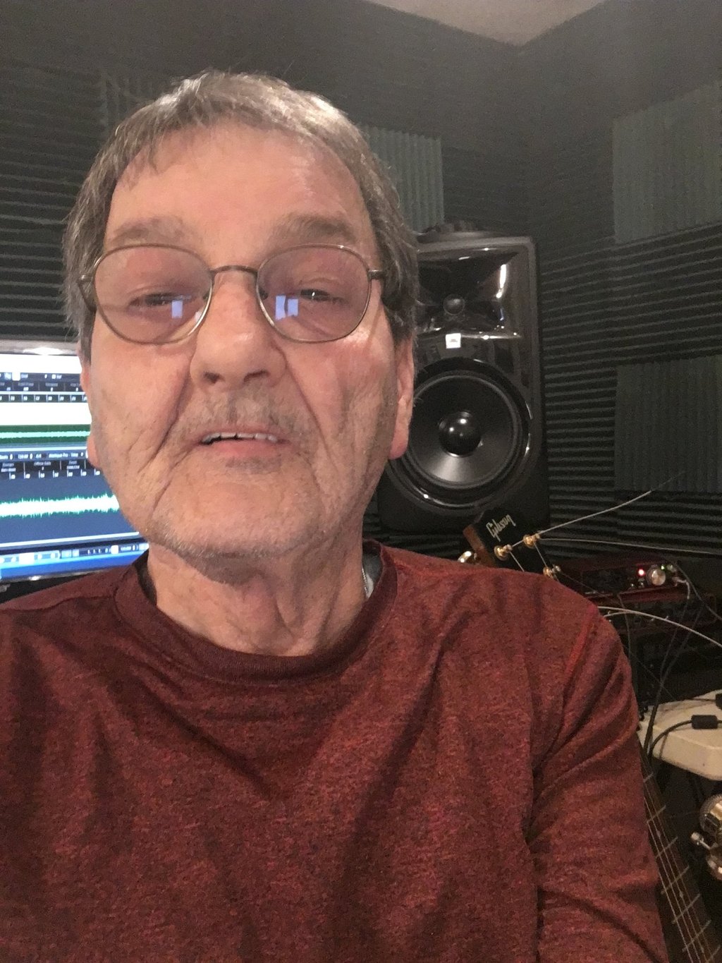 Me recording cancer healing music