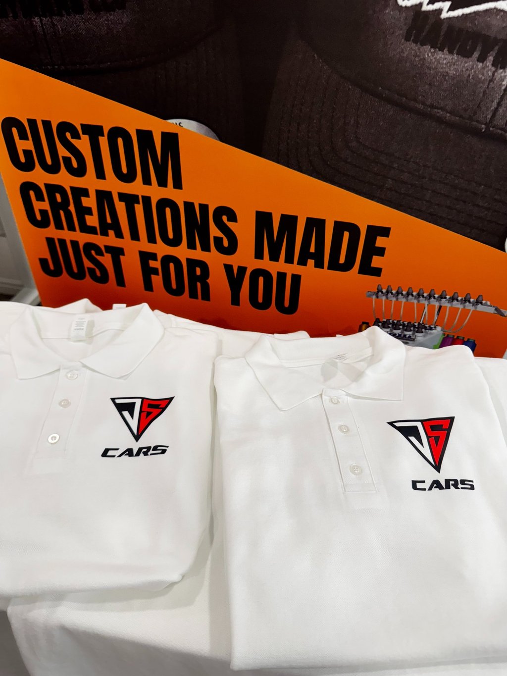 Printed polos with company logo, polos estampadas con tu logotipo de negocio