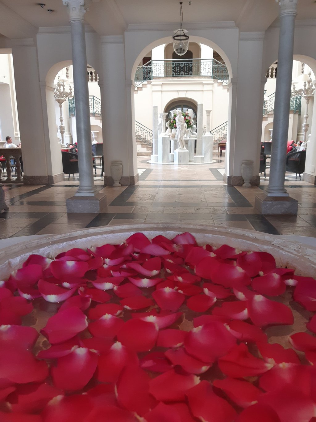 hall of a luxury hotel