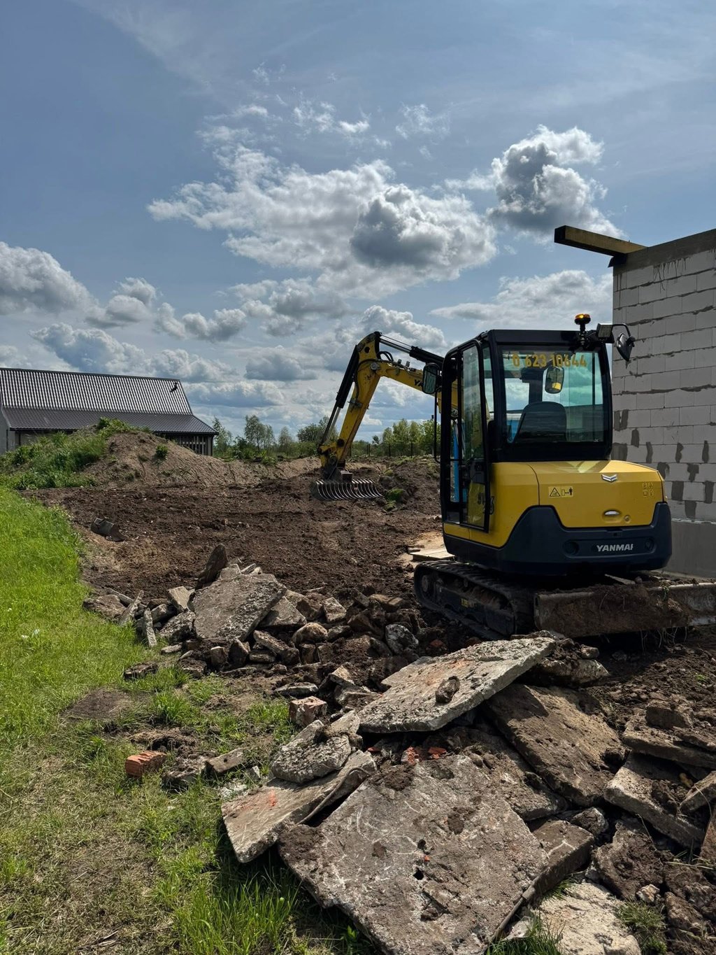 sklypo tvarkymas, lyginimas