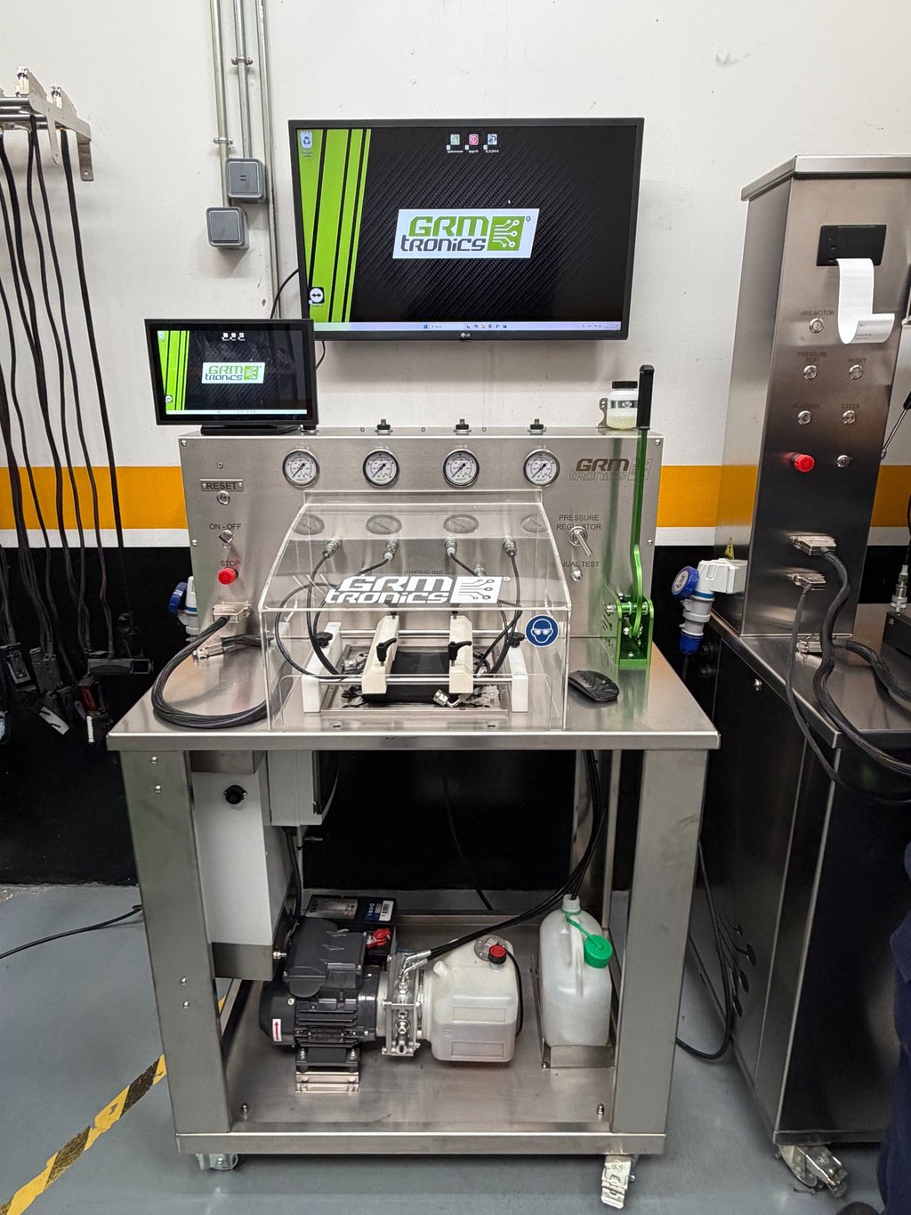 Maquina de reparacion y regeneracion de bloque hidraulico del ABS del coche