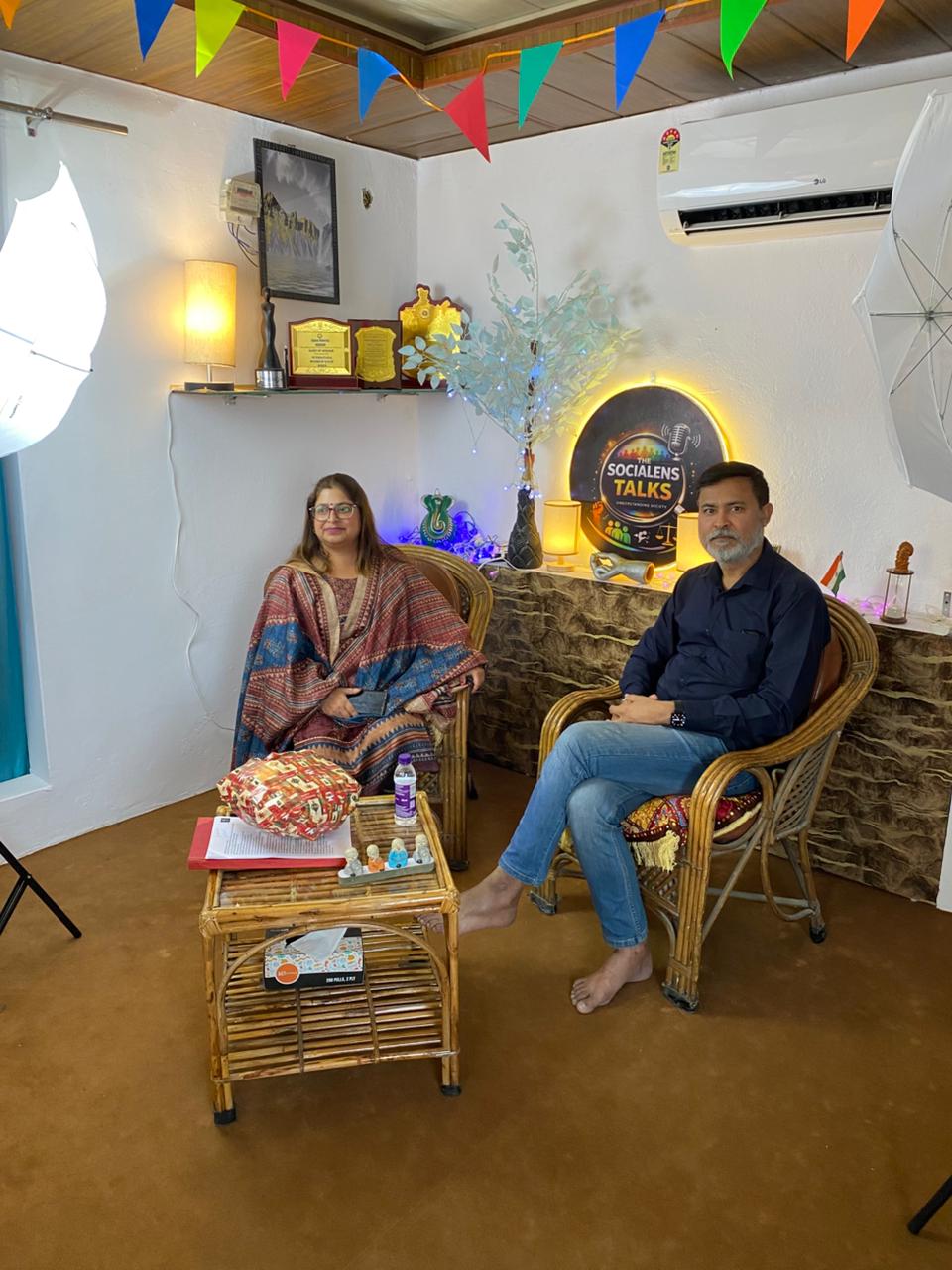 Priya Gulati podcast on social work and community impact The Socialens Talks