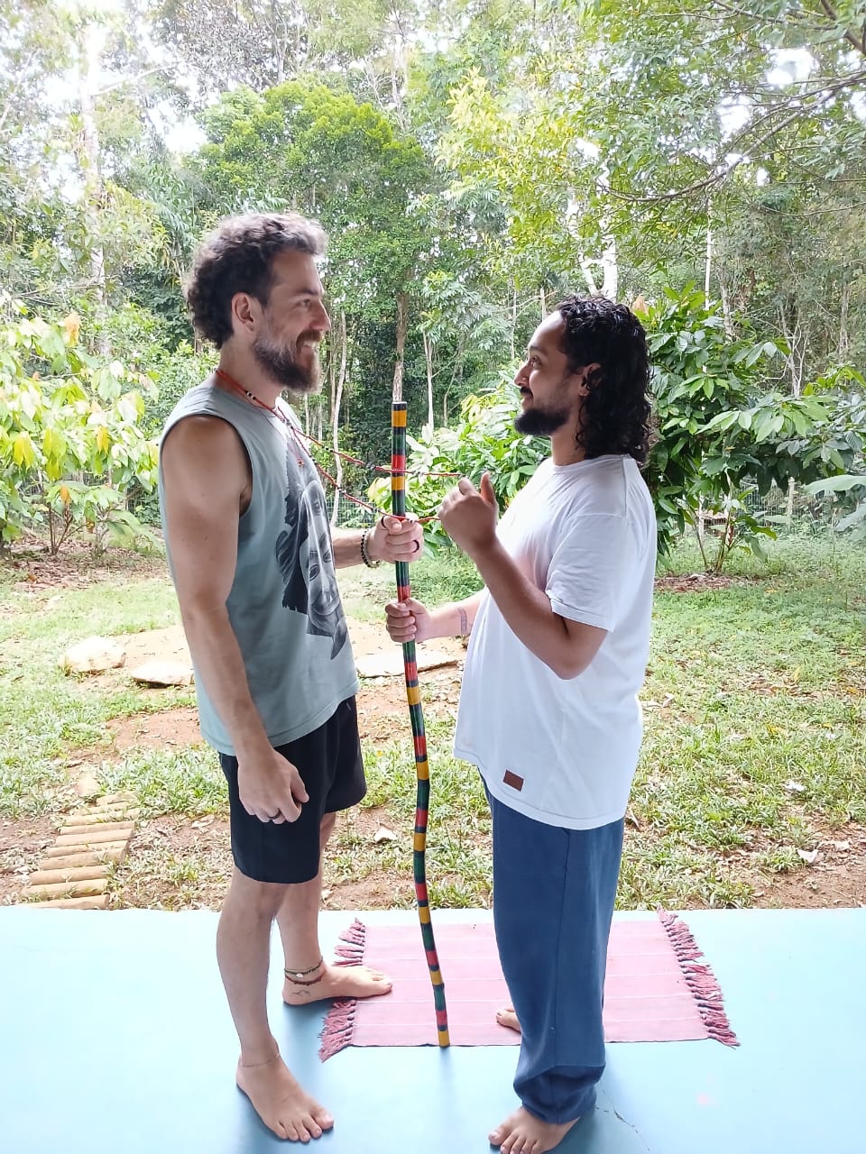 Momento de troca profunda e verdadeira