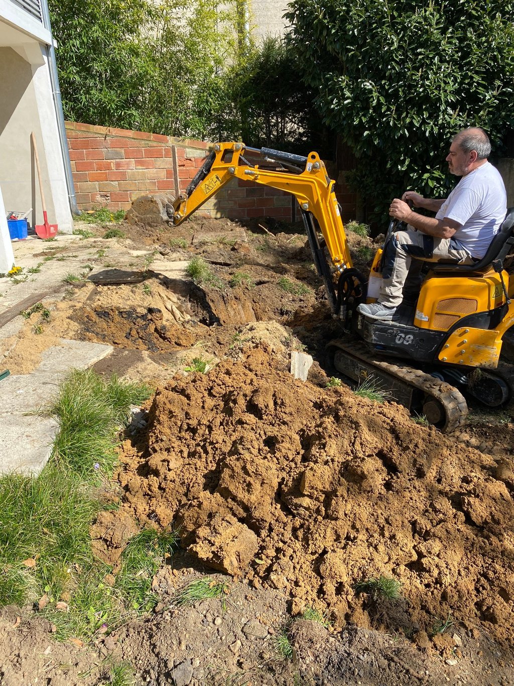 mini pelle terrassement