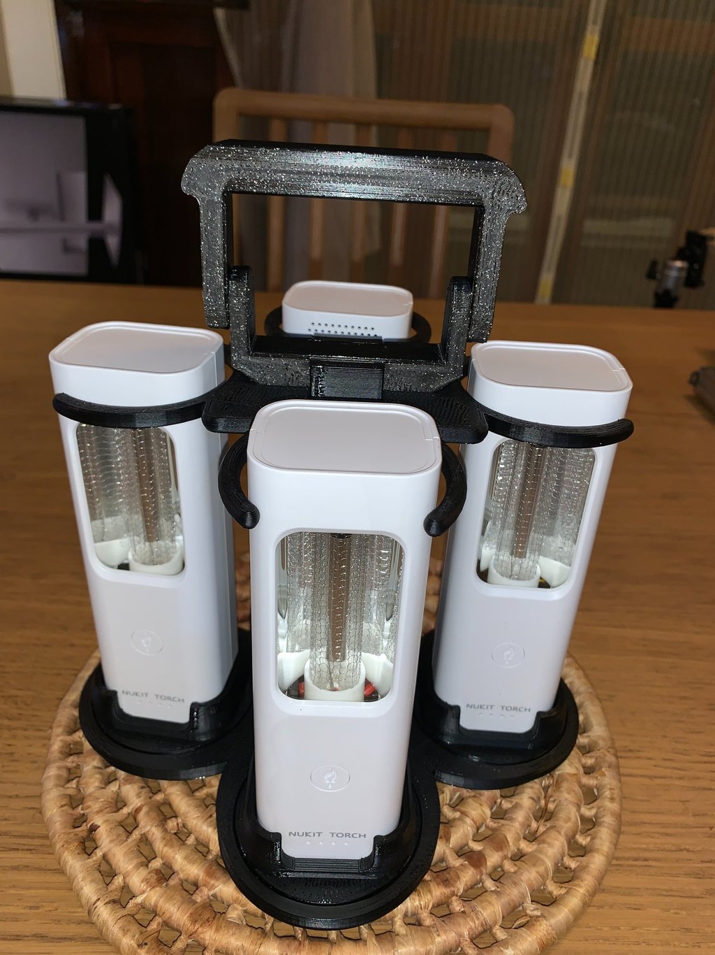 4x Nukit Torch inQuad rotate holder-Black