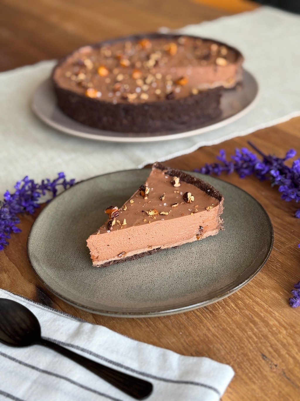 Tarte mousse au chocolat
