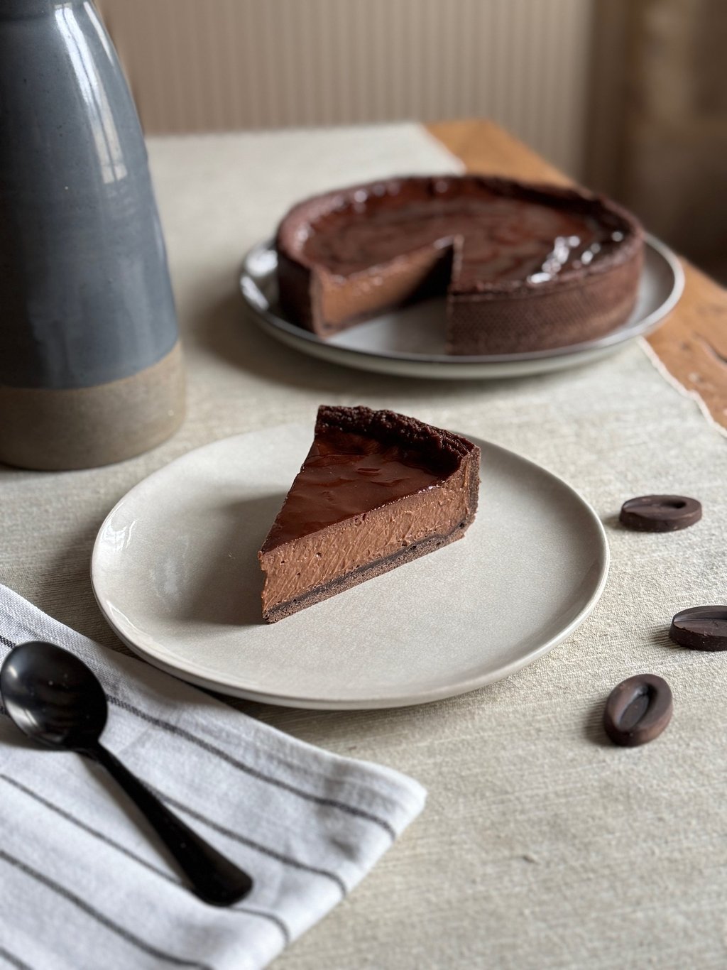 Flan pâtissier au chocolat