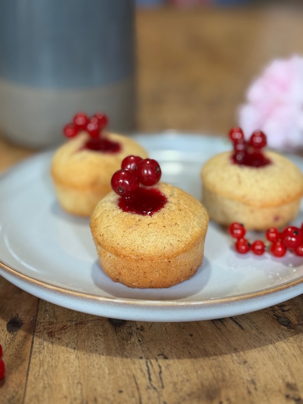 Financiers Groseille