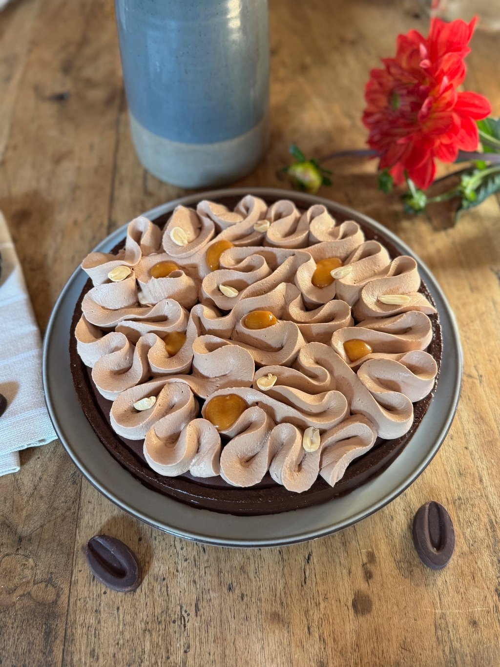 Tarte façon Snickers