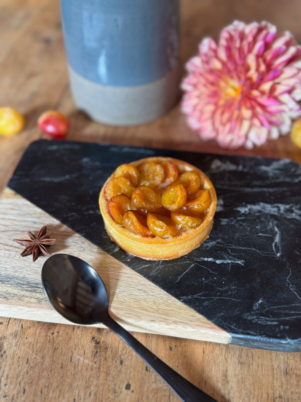 tarte mirabelle anis