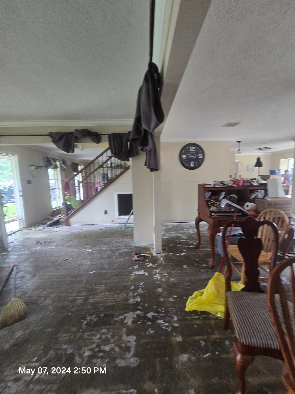 Flood damaged home conroe tx
