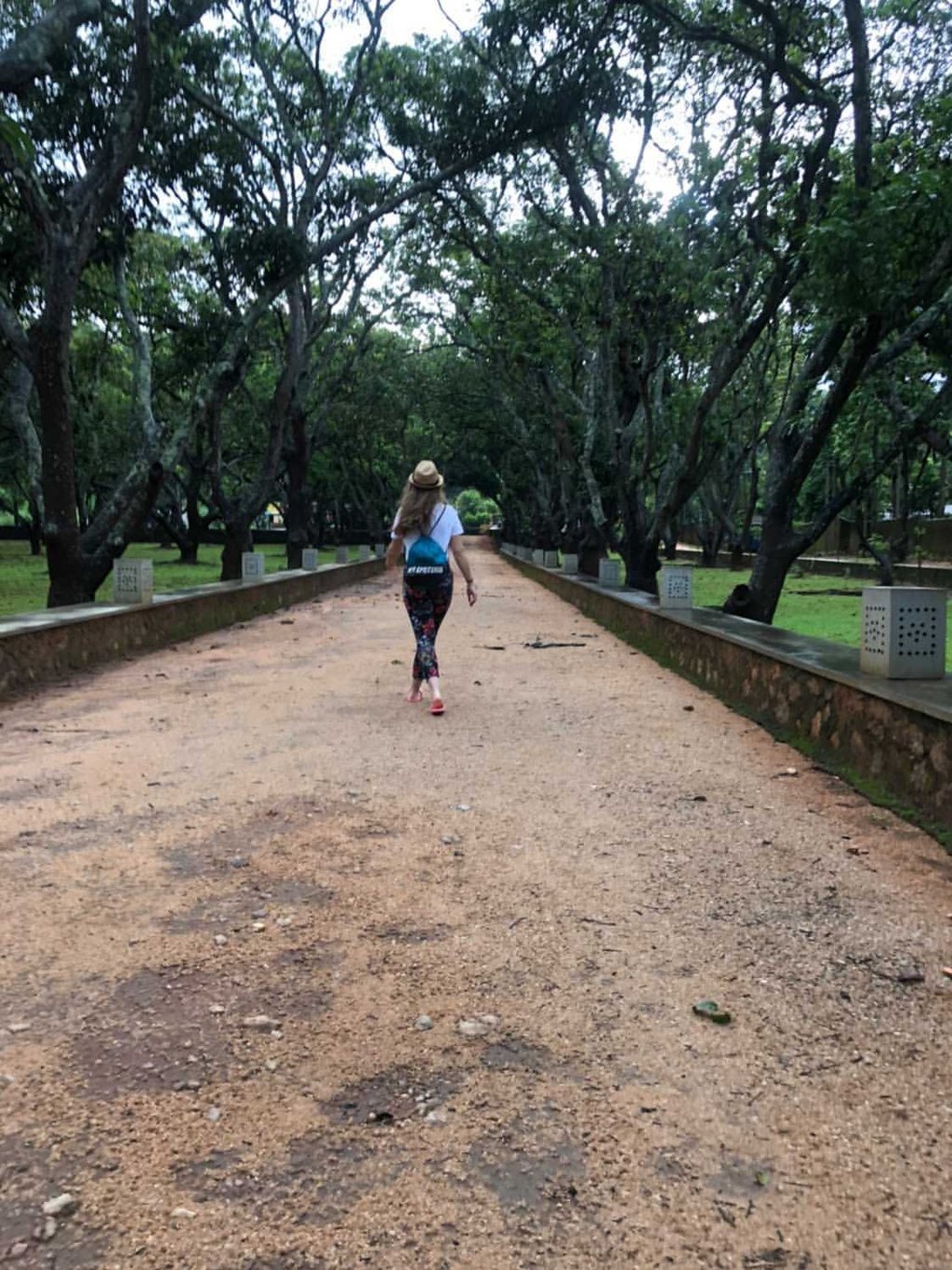kobieta, plecak, backpacker, Sri Lanka, spacer, ścieżka