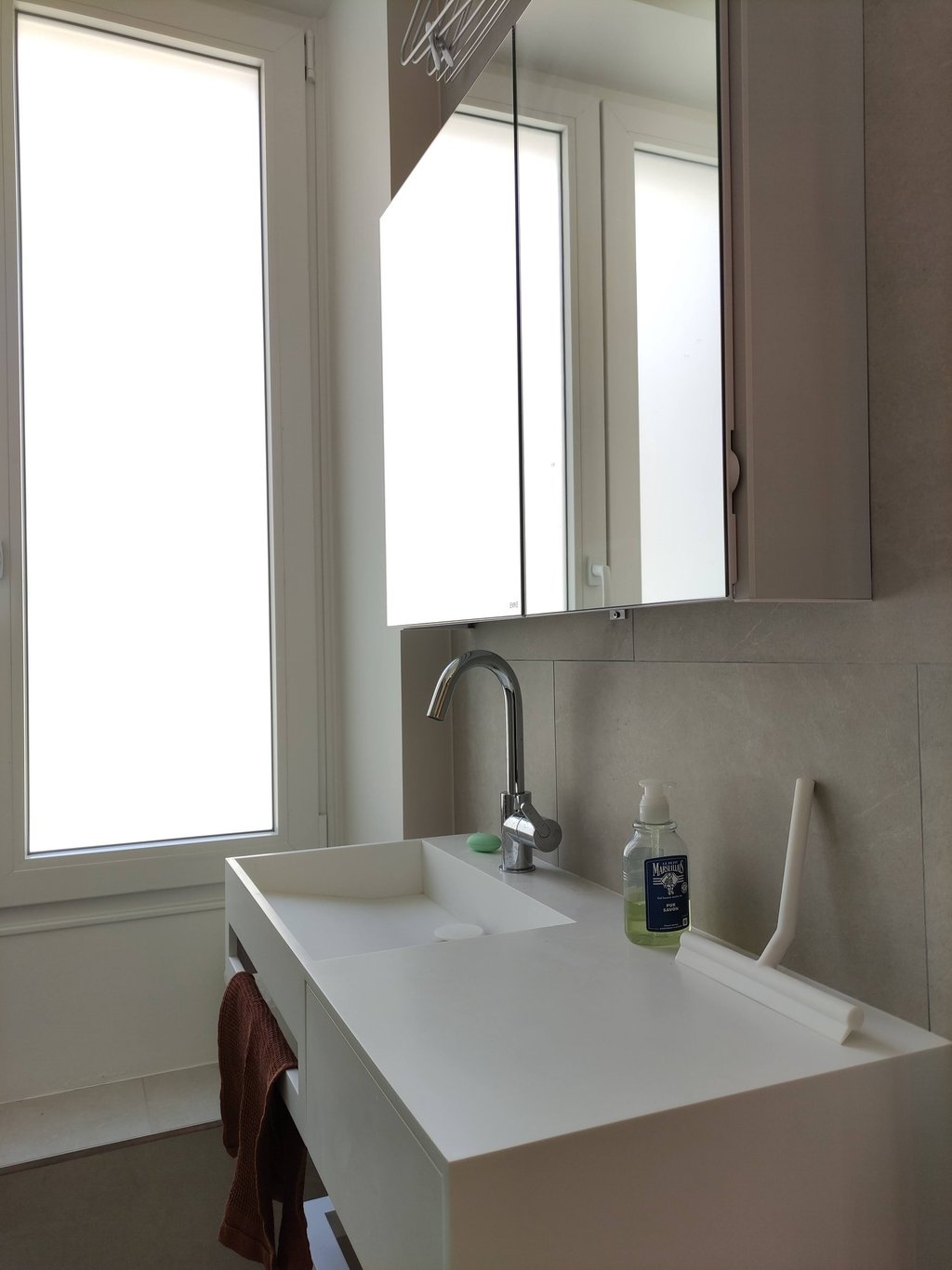 projet bouloi de carmela iannibelli architecte, lavabo