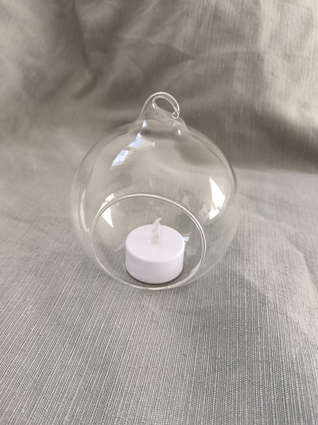 bougeoir boule et bougie led