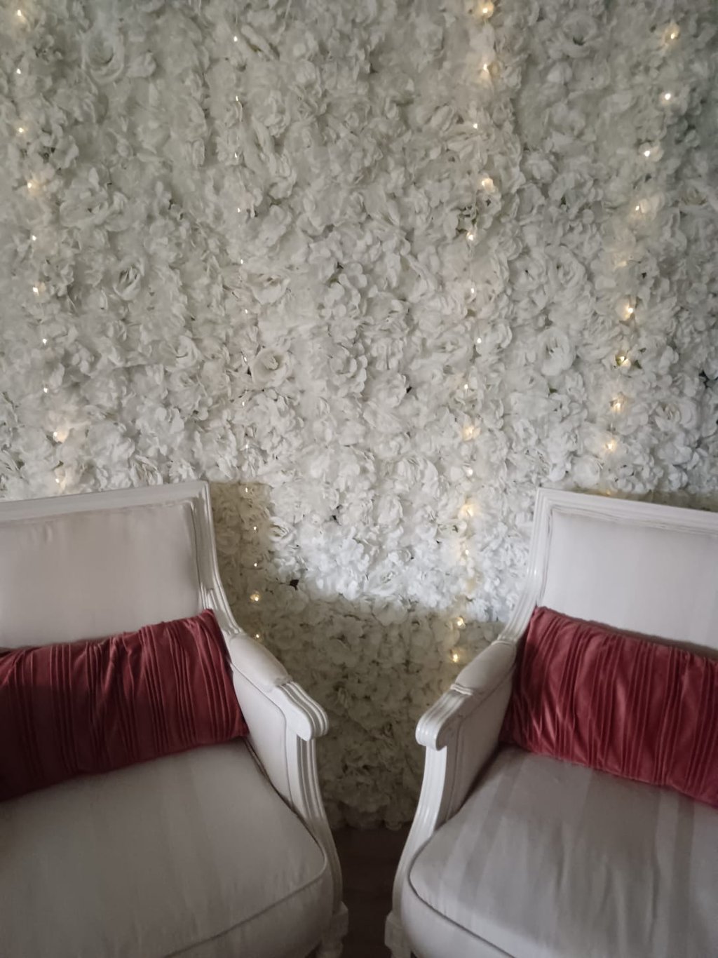 Mur fleurs artificielles