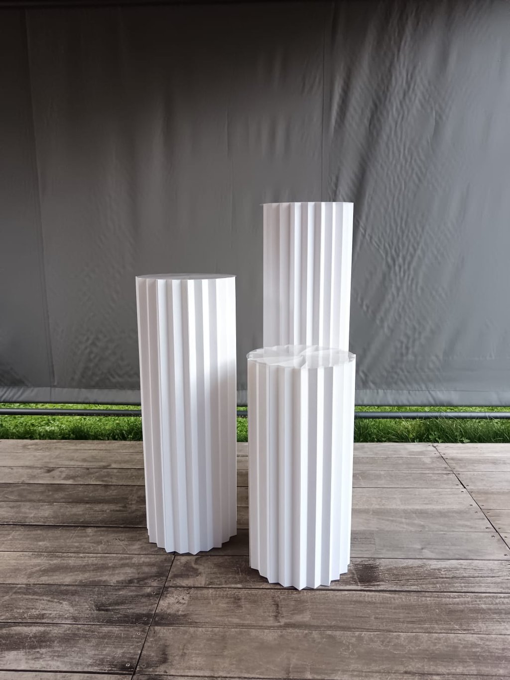 présentoirs colonnes