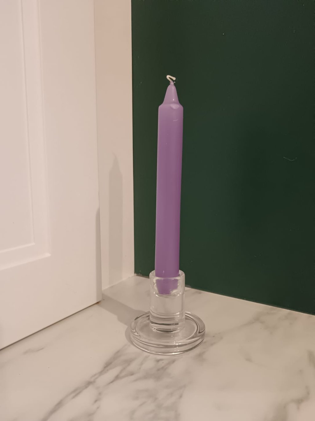 Bougeoir transparent