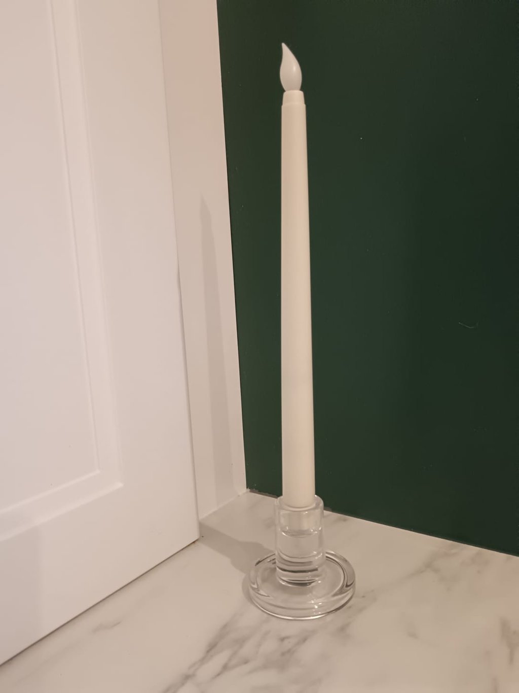 Bougeoir transparent