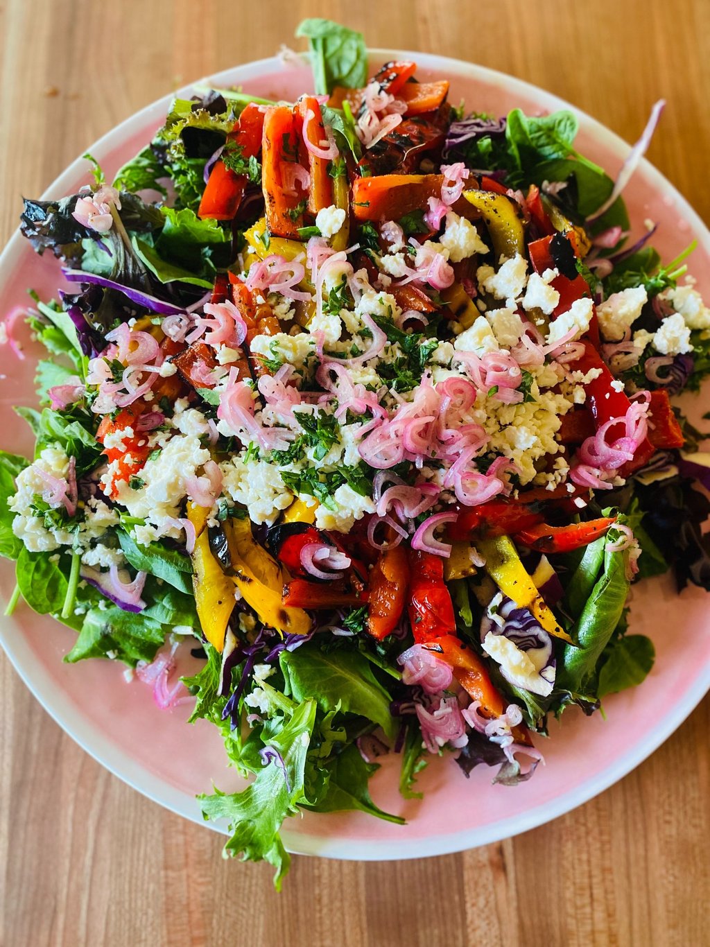 bright and beautiful salad